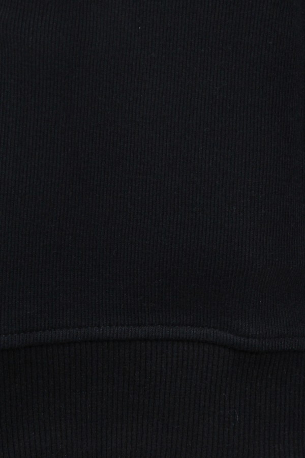 Men's Black Sweatshirt Cardigan