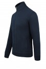 Men's Dark Blue Sweatshirt Cardigan