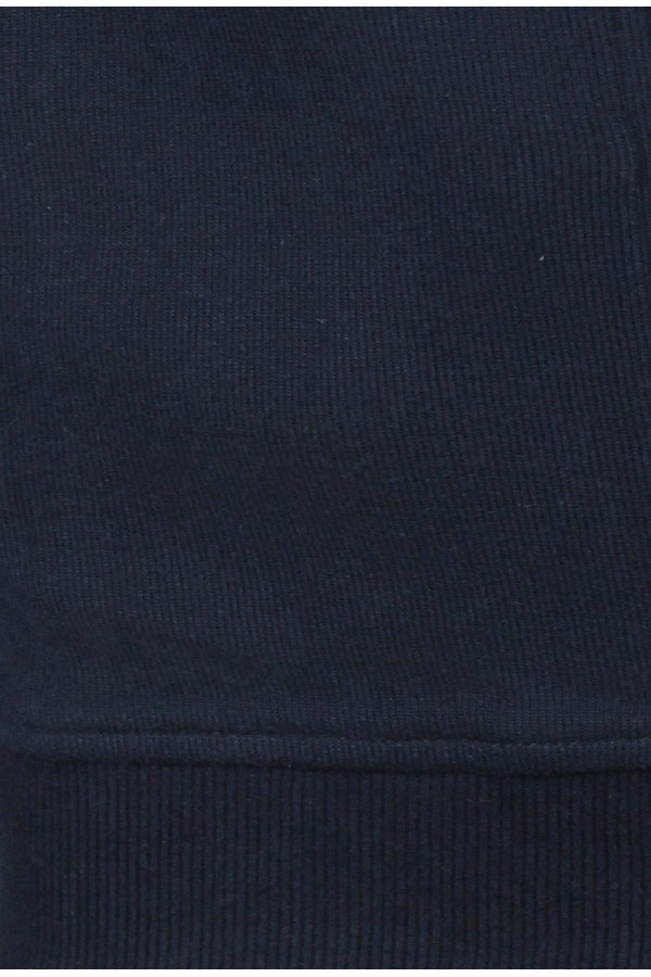 Men's Dark Blue Sweatshirt Cardigan