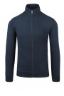 Men's Dark Blue Sweatshirt Cardigan