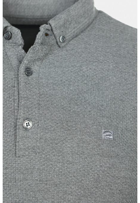 Men's Grey Polo T-shirt