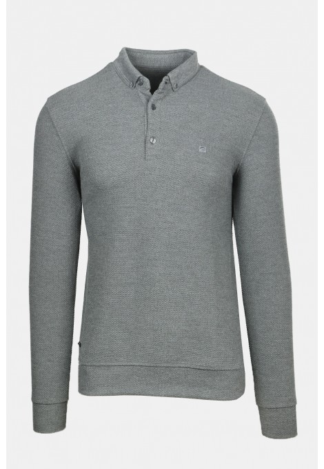 Men's Grey Polo T-shirt