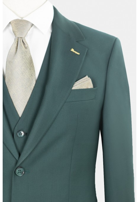 Ανδρικό πράσινο κοστούμι elegant fit
