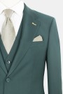 Ανδρικό πράσινο κοστούμι elegant fit