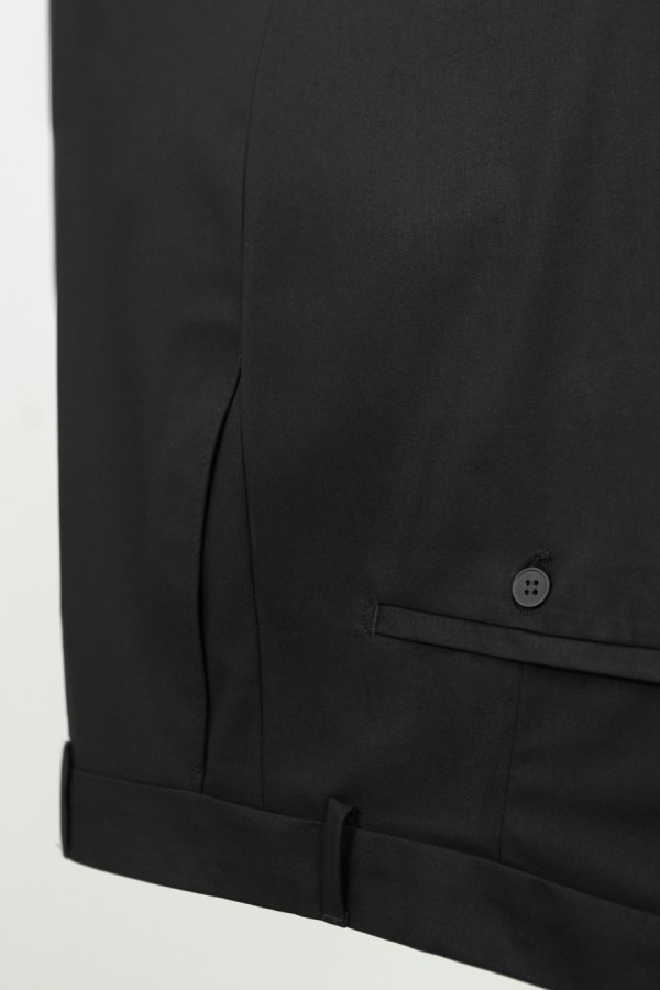 Ανδρικό μαύρο κοστούμι elegant fit