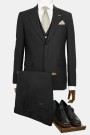 Ανδρικό μαύρο κοστούμι elegant fit Ανδρικό μαύρο κοστούμι elegant fit