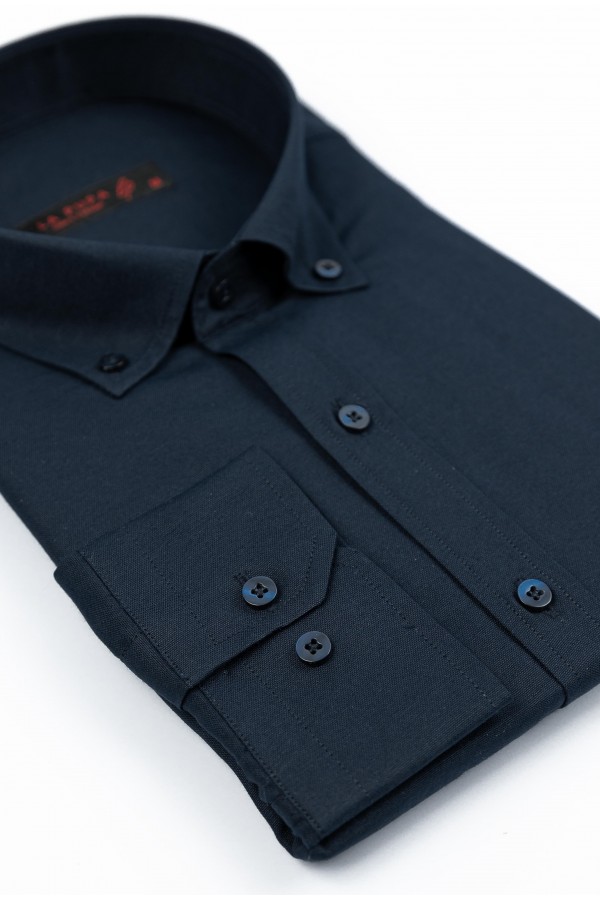 Σκούρο μπλε Πουκάμισο