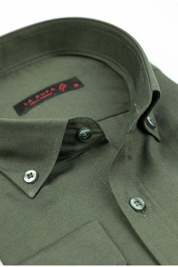 Σκούρο Πράσινο Πουκάμισο