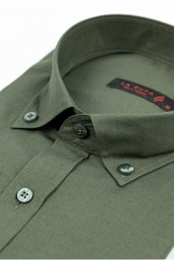 Σκούρο Πράσινο Πουκάμισο