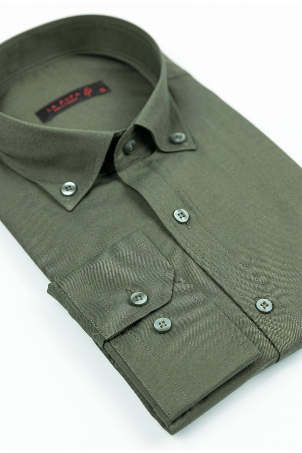 Σκούρο Πράσινο Πουκάμισο