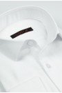 Ανδρικό Επίσημο Λευκό Πουκάμισο Classic Fit- La pupa Signature Weave
