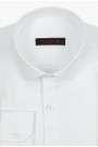 Ανδρικό Επίσημο Λευκό Πουκάμισο Classic Fit- La pupa Signature Weave
