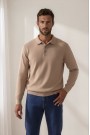 Men's camel T-shirt