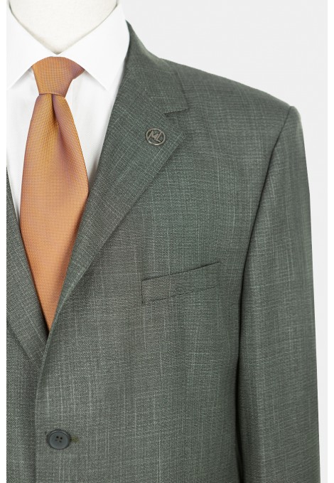Men’s green suit with modern fit-plus size
