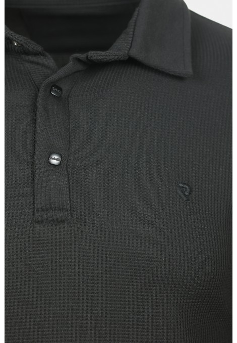 Ανδρική Μαύρη Μπλούζα Polo
