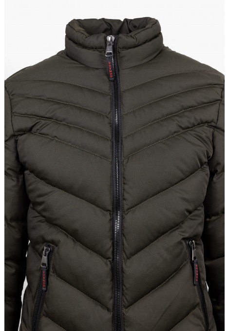 Men's Khaki  Jacket with detachable Hood