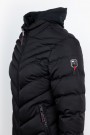 Men's Black  Jacket with detachable Hood