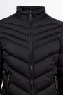 Men's Black  Jacket with detachable Hood