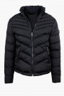 Men's Black  Jacket with detachable Hood