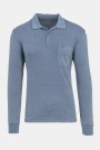Men's Blue Polo T-shirt with Pocket