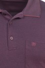 Men's Bordeuax Polo T-shirt with Pocket