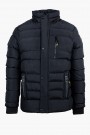 Men's Black Jacket with detachable Hood