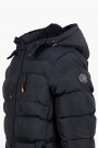 Men's Black Jacket with detachable Hood
