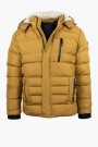 Men's Mustard Yellow Jacket with detachable Hood