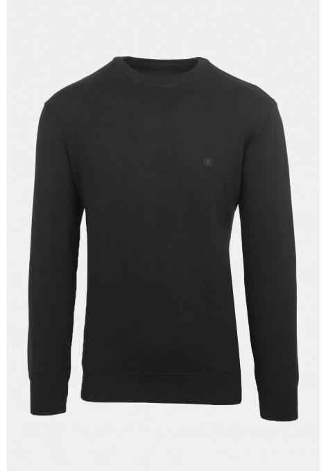 Men's Black Knitted T-shirt