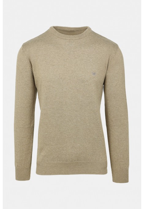 Dark Beige Knitted T-shirt