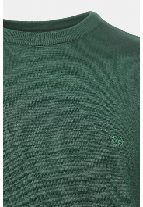 Men's Dark Green Knitted T-shirt