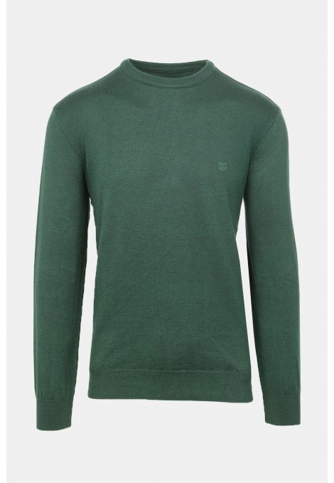 Men's Dark Green Knitted T-shirt