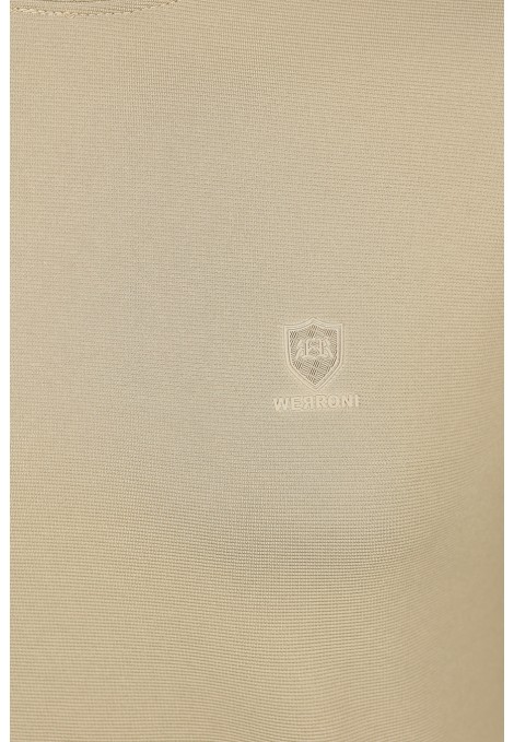 Ανδρική Σκούρο Μπεζ Μπλούζα Ριπ