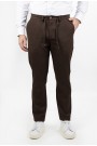 Ανδρικό Καφέ Παντελόνι με Λάστιχο Μέσης- Day to Night