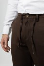 Ανδρικό Καφέ Παντελόνι με Λάστιχο Μέσης- Day to Night