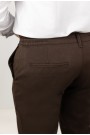 Ανδρικό Καφέ Παντελόνι με Λάστιχο Μέσης- Day to Night