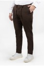 Ανδρικό Καφέ Παντελόνι με Λάστιχο Μέσης- Day to Night