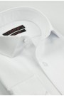 Men's White Formal Shirt - La pupa Signature Weave Slim