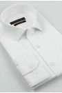 Men's White Formal Shirt - La pupa Signature Weave Slim