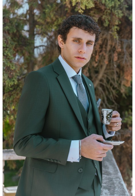 Ανδρικό Σκούρο Πράσινο κοστούμι luxury formal