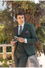 Ανδρικό Σκούρο Πράσινο κοστούμι luxury formal