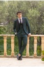 Ανδρικό Γαμπριάτικο Κοστούμι Black Tie -Σκούρο Πράσινο
