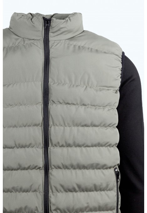 Men's Khaki Sleeveless Jacket