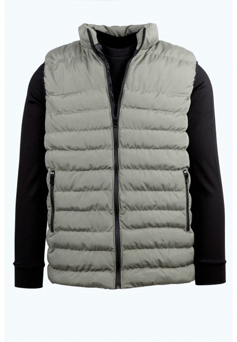 Men's Khaki Sleeveless Jacket