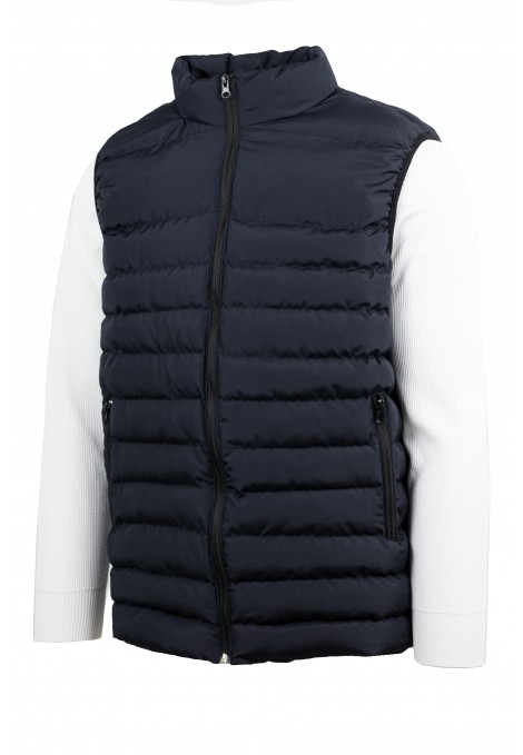 Men's Dark Blue Sleeveless Jacket