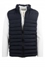 Men's Dark Blue Sleeveless Jacket