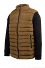 Men's Brown Sleeveless Jacket