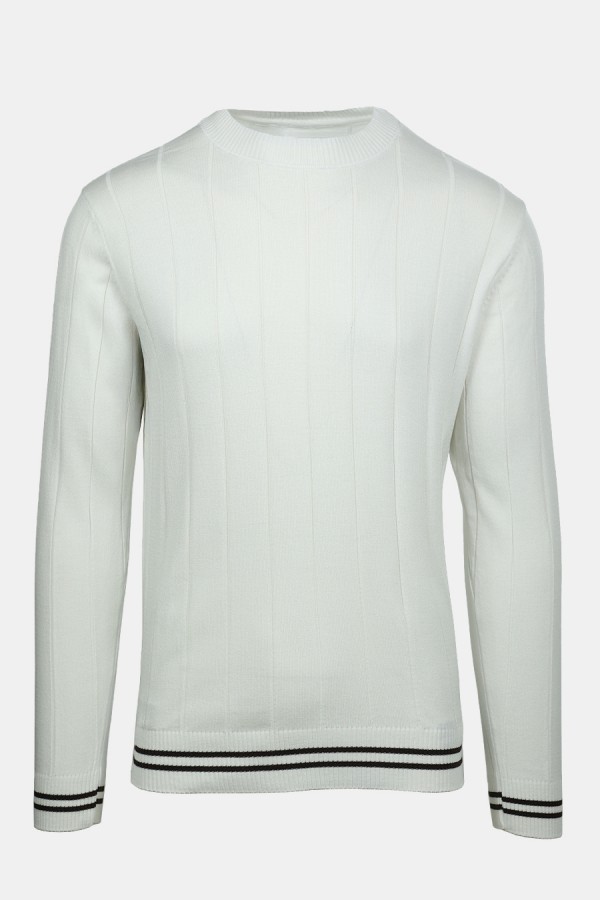 White Knitted T-shirt