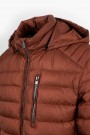 Men's Dark Red Jacket with detachable Hood