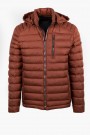 Men's Dark Red Jacket with detachable Hood